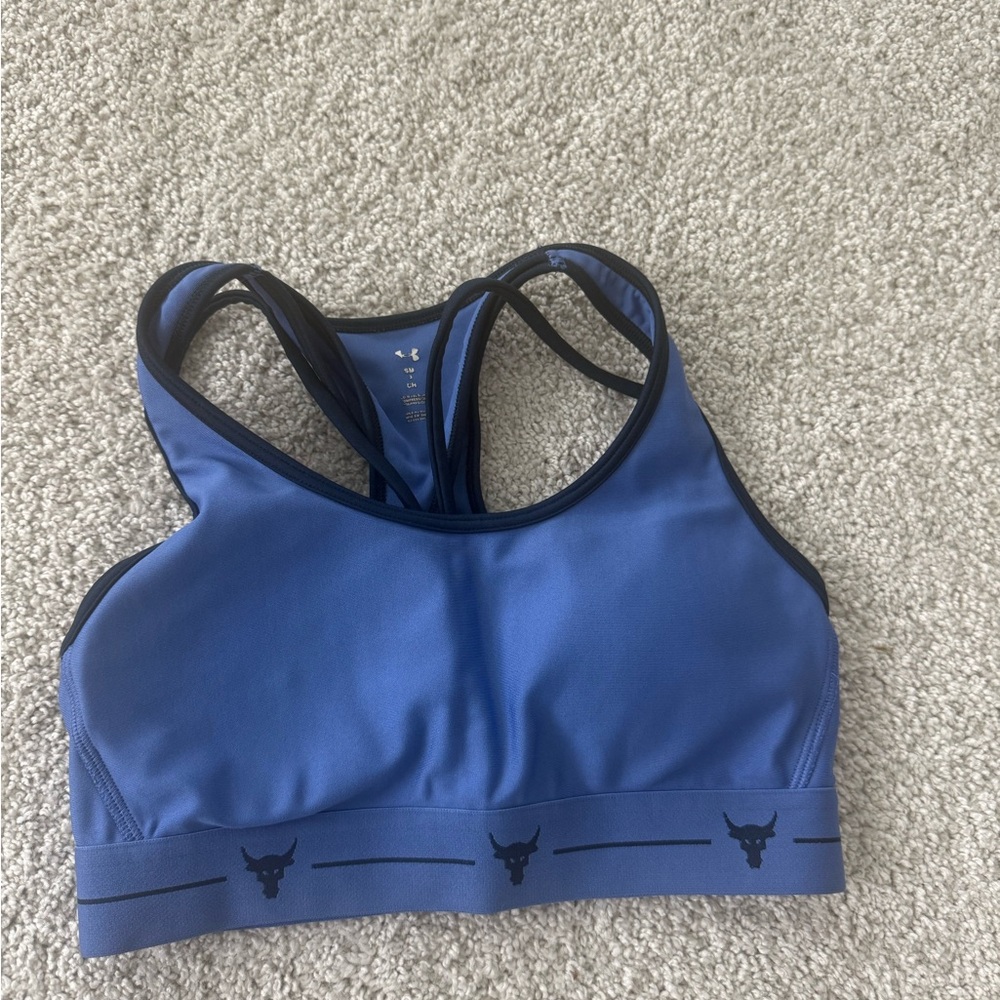 Under Armour Steel Blue Sports Bra